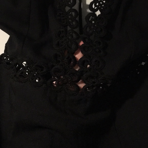 Missguided Black Cut-Out Dress - Picture 2 of 6